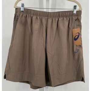 Asics Men's Taupe/Brown Unlined Shorts XL - NWT MSRP $35 - see description notes